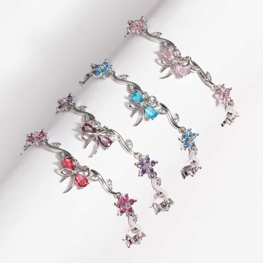Ribbon Garden Beaded Bracelet