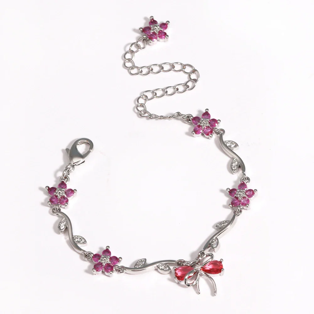 Ribbon Garden Beaded Bracelet