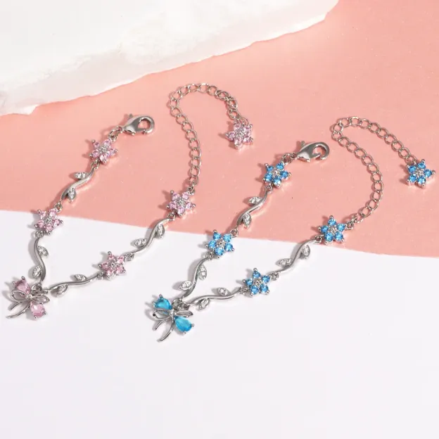 Ribbon Garden Beaded Bracelet