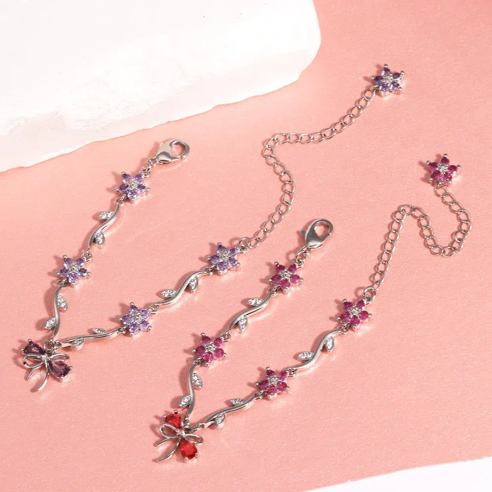 Ribbon Garden Beaded Bracelet