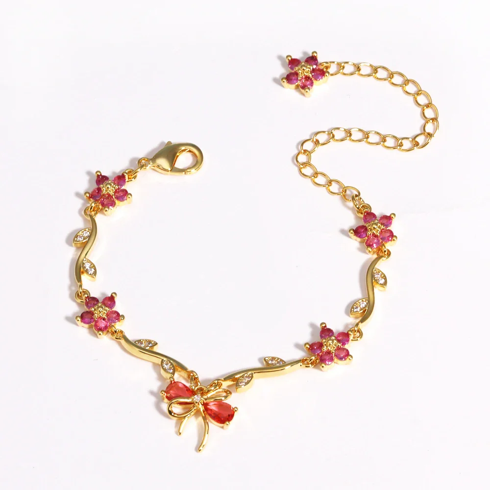 Ribbon Garden Beaded Bracelet