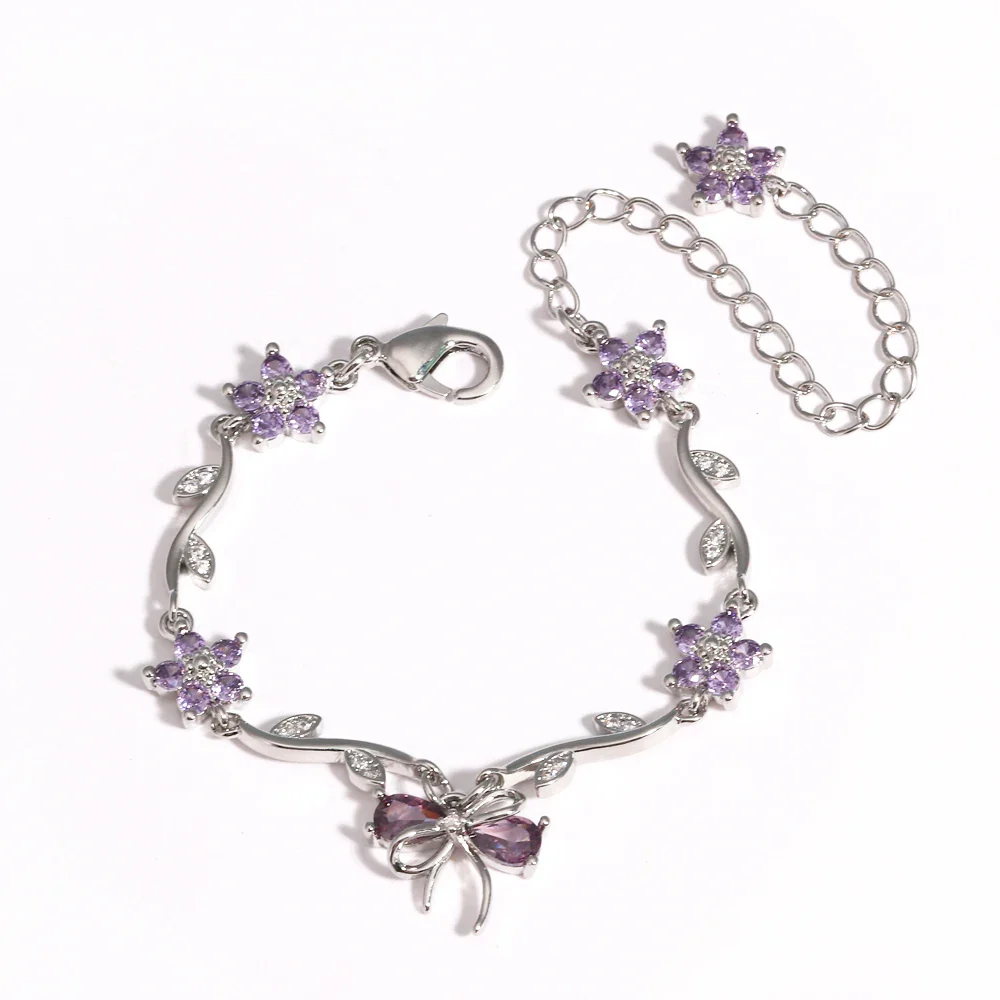 Ribbon Garden Beaded Bracelet
