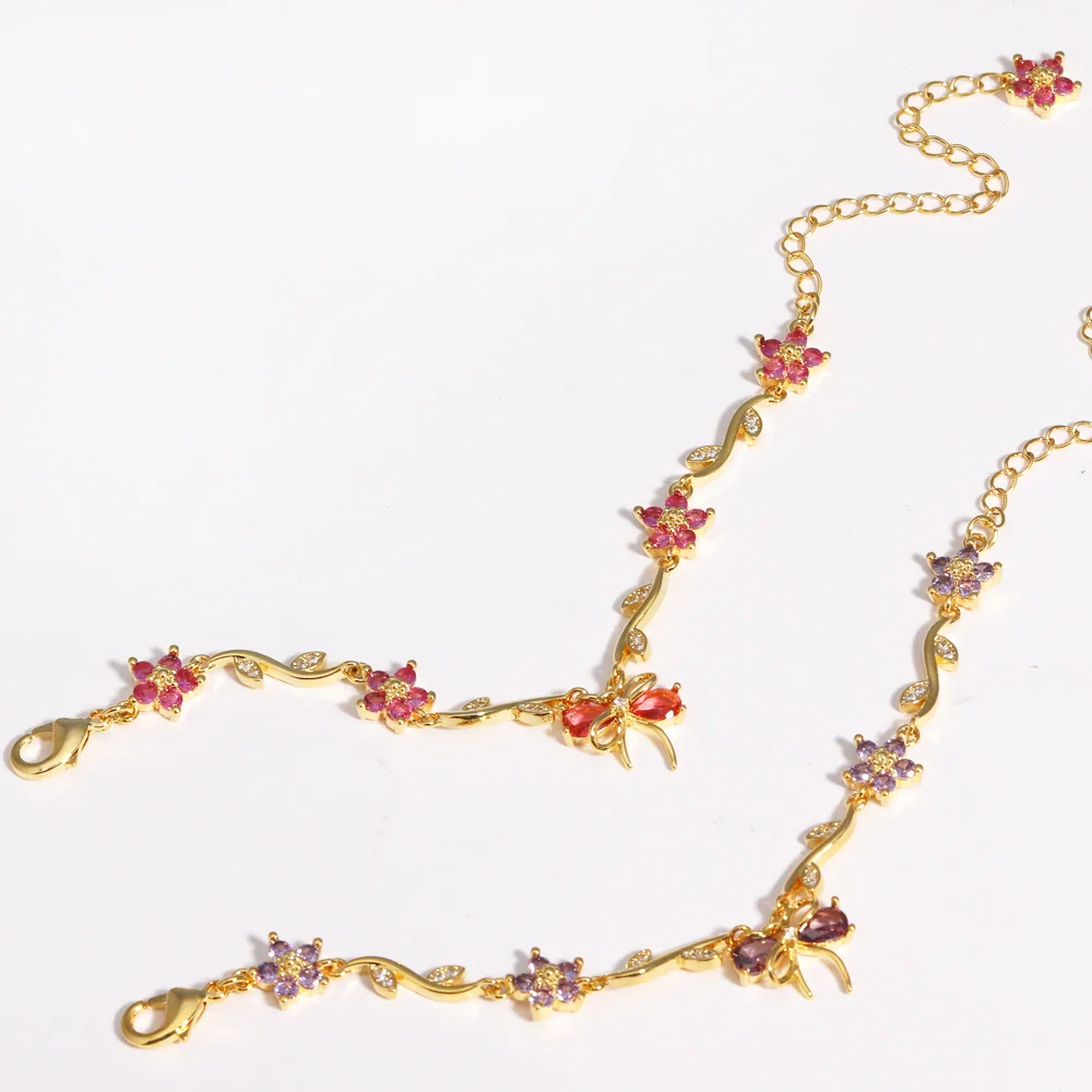 Ribbon Garden Beaded Bracelet