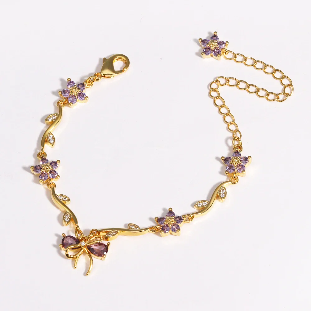 Ribbon Garden Beaded Bracelet