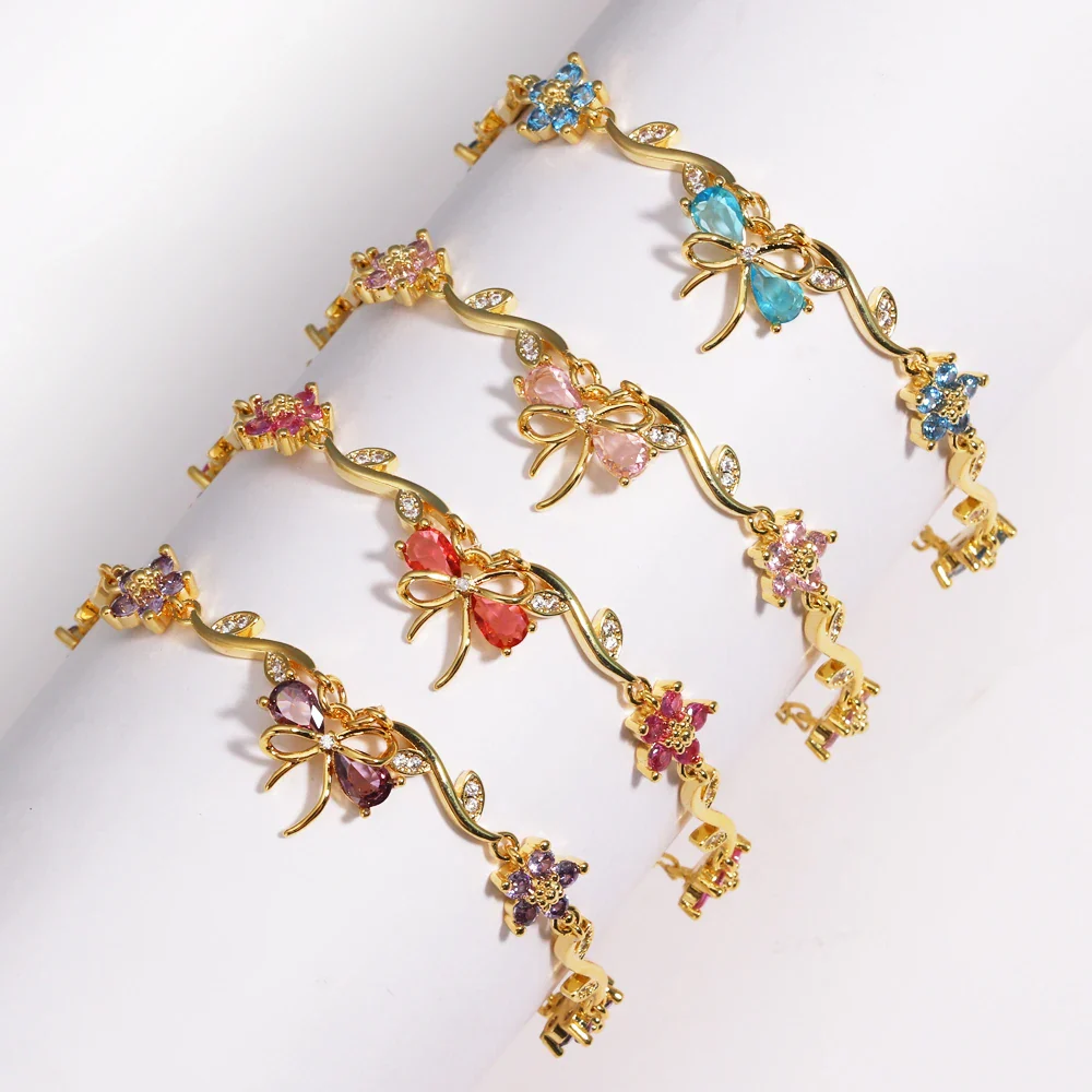 Ribbon Garden Beaded Bracelet