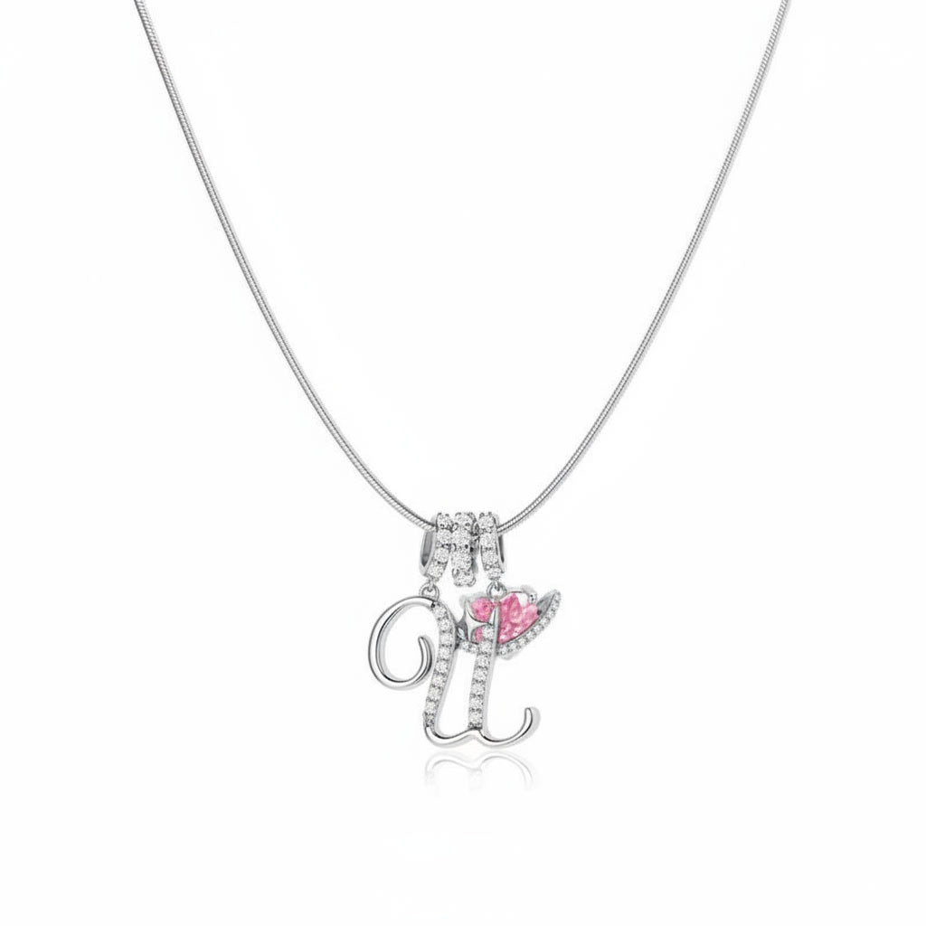Gracie Initial Heart Necklace