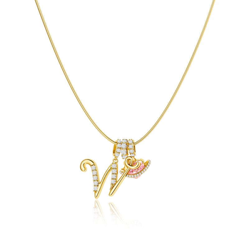 Gracie Initial Heart Necklace
