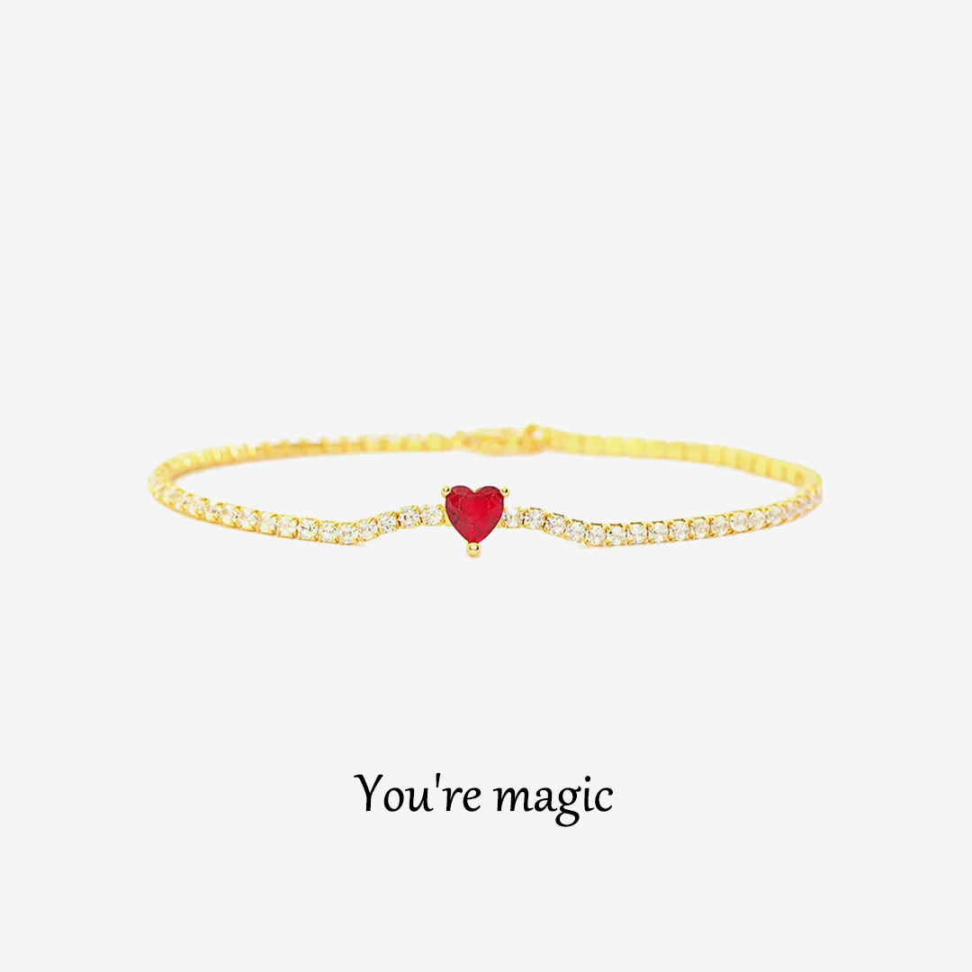 For Self - You're Magic Heart Bracelet