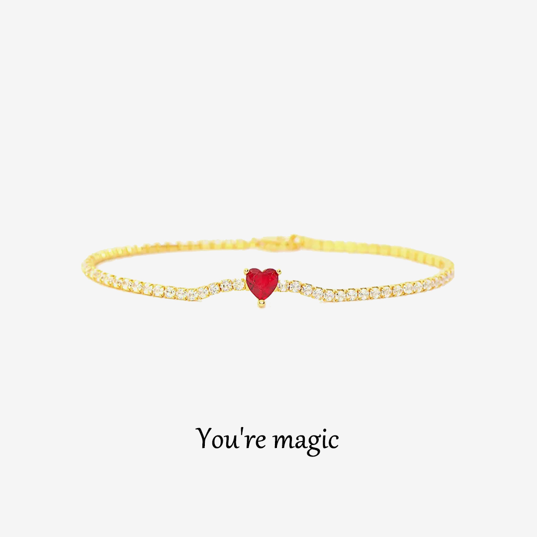 For Self - You're Magic Heart Bracelet
