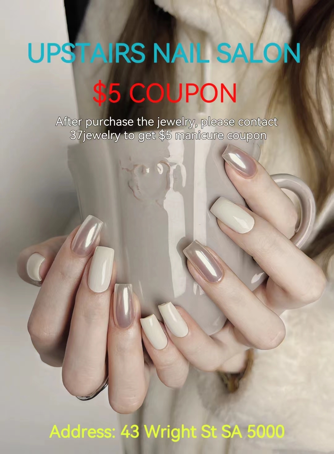 Fuck It Stacked Ring with $5 Off Manicure Coupon