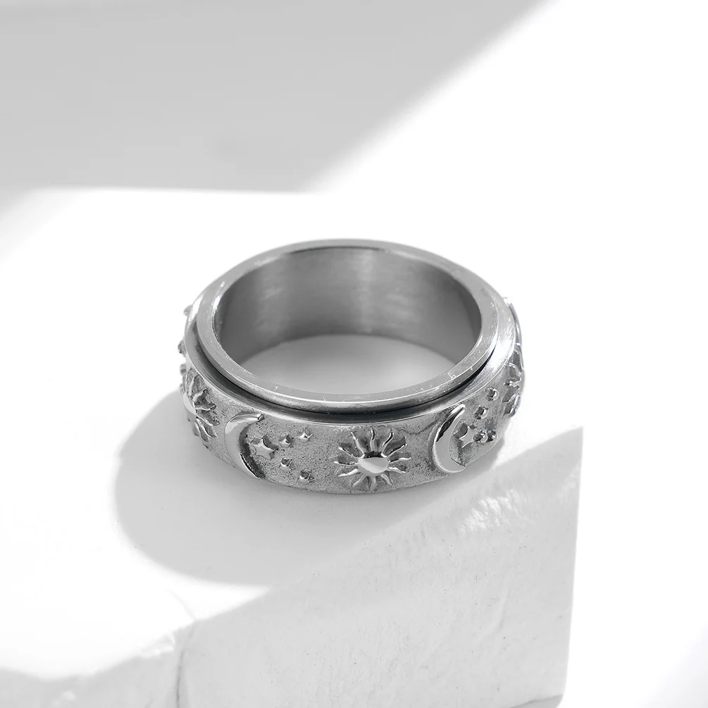 Sun And Moon Rotating Ring