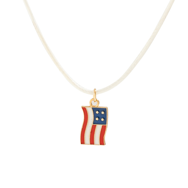 US Flag Necklace