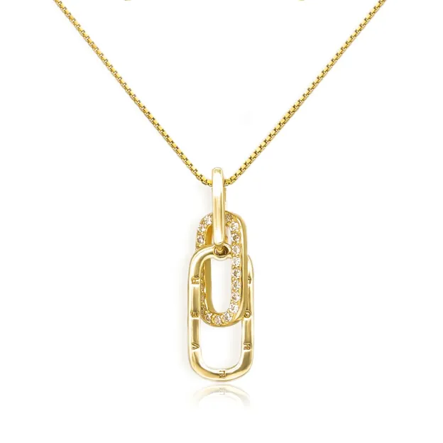 For Daughter - S925 We Are Forever Linked Together Circle Necklace