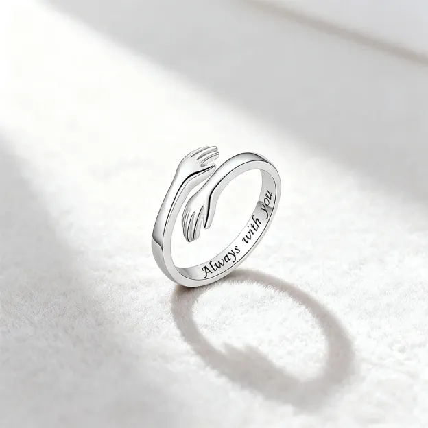 For Daughter - I'm Always With You Hug Ring
