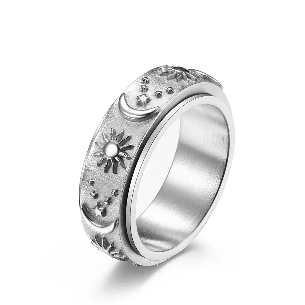 Sun And Moon Rotating Ring