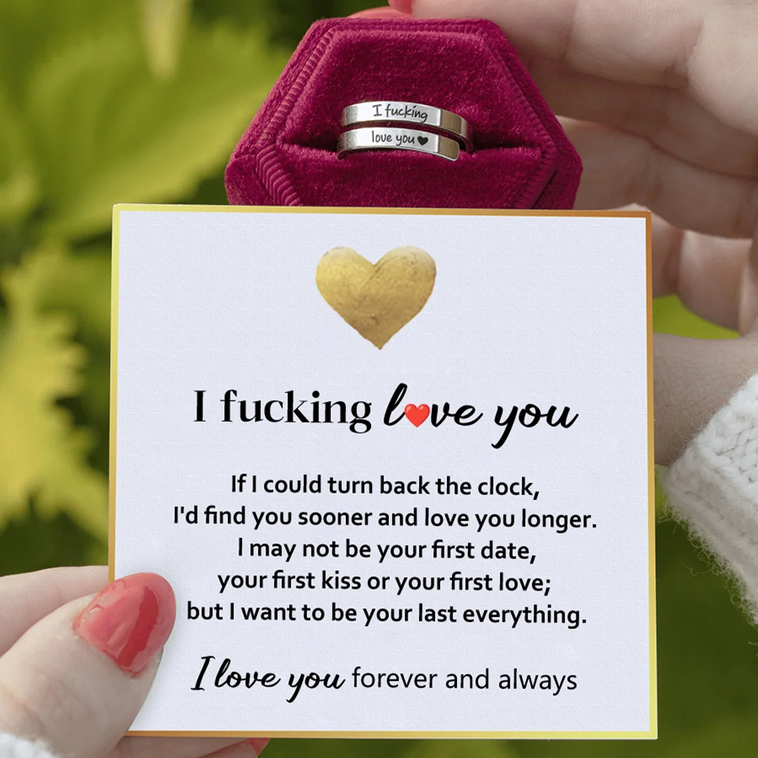 For Love - I Fucking Love You Ring