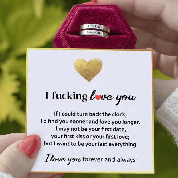 For Love - I Fucking Love You Ring