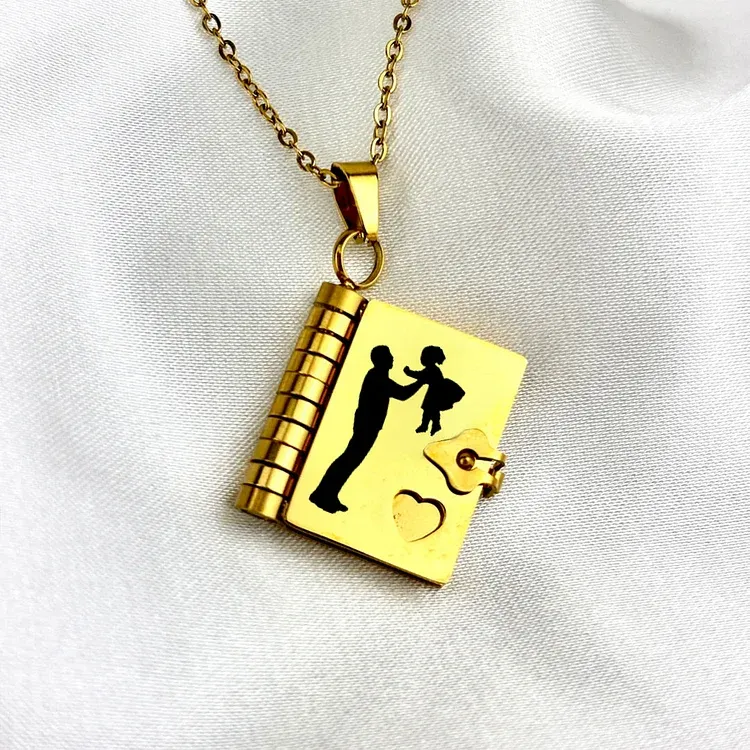 For Daughter - My Star My Daughter Book Necklace