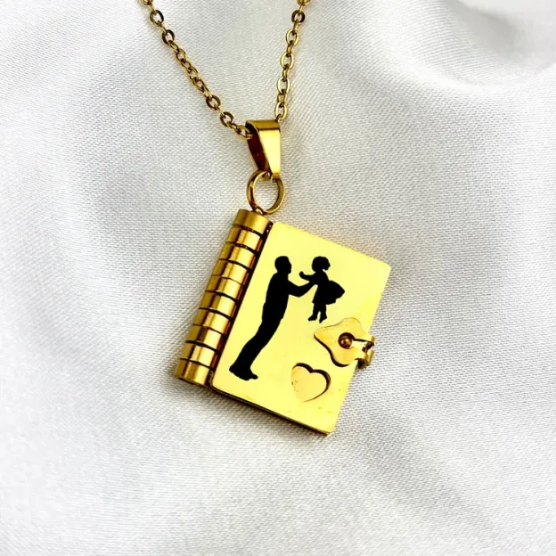 For Daughter - My Star My Daughter Book Necklace
