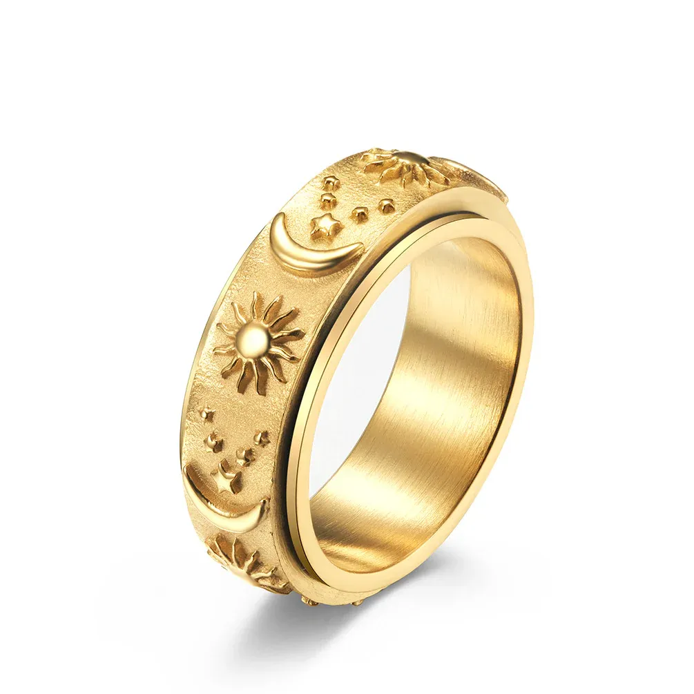Sun And Moon Rotating Ring