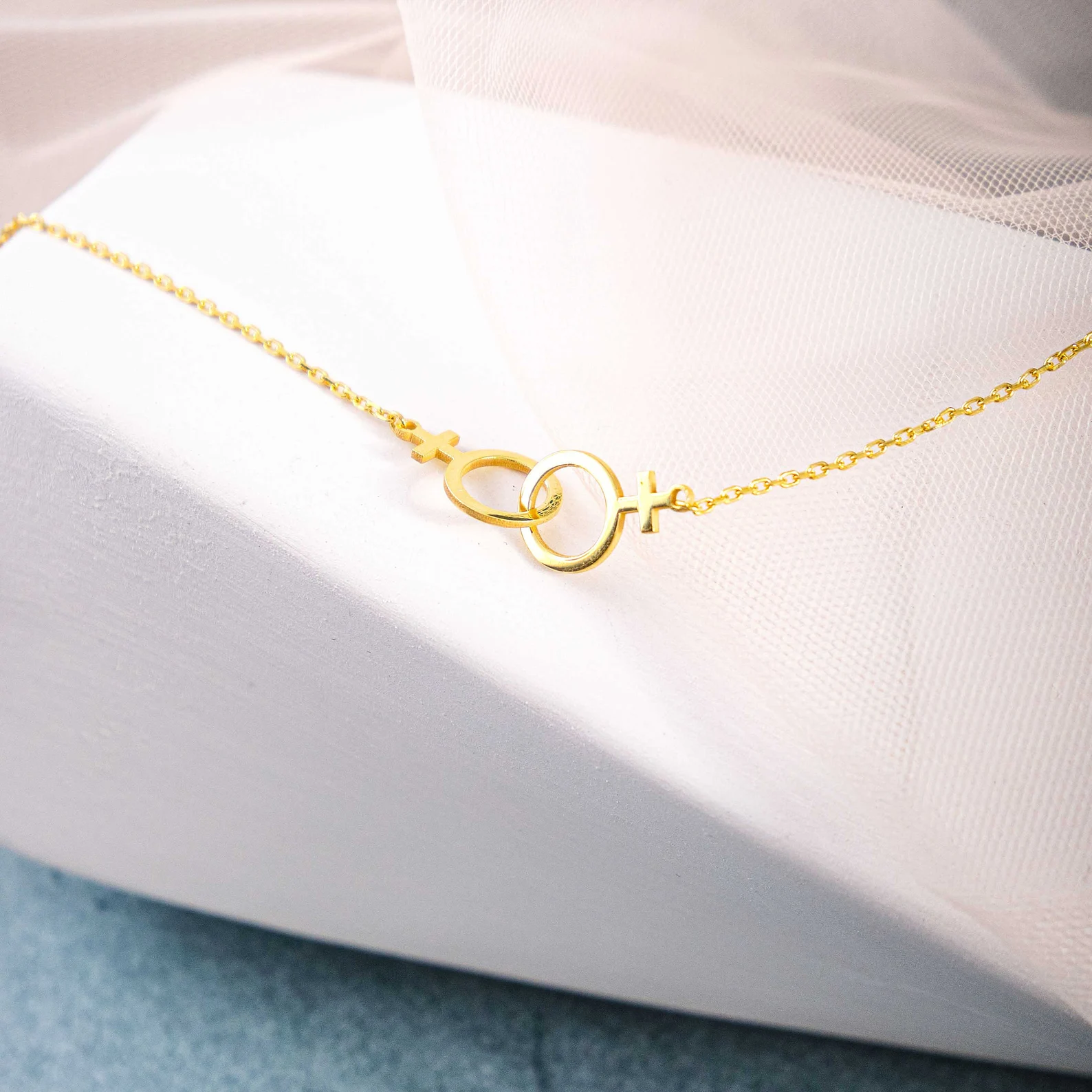 Double Venus Lesbian Pride Bracelet