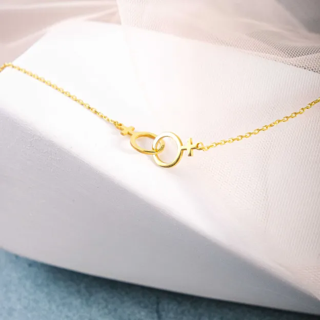 Double Venus Lesbian Pride Bracelet