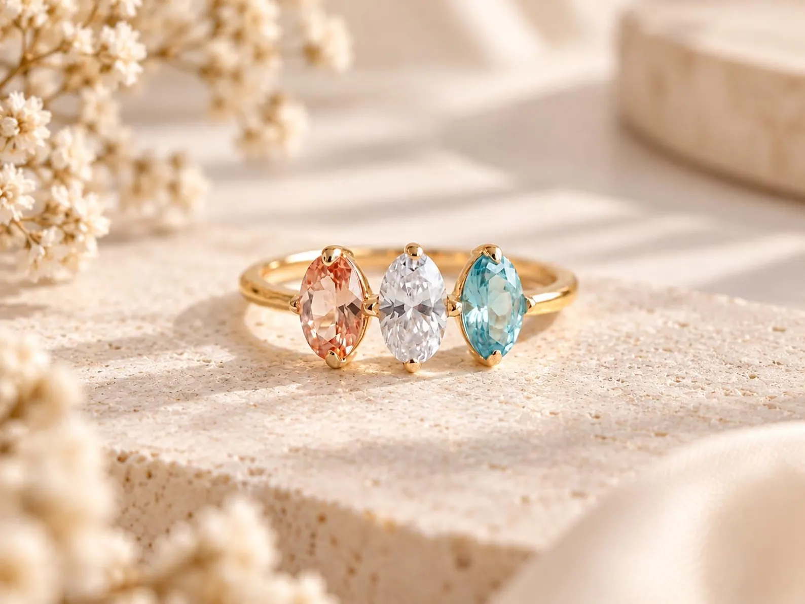 Personalized Family Birthstone Ring – A Meaningful Gift for Mom & Grandma