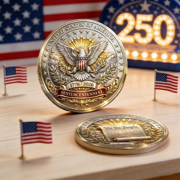 🏆Flash Sale 60% OFF - U.S We Are The People 250th Anniversary Commemorative Coin