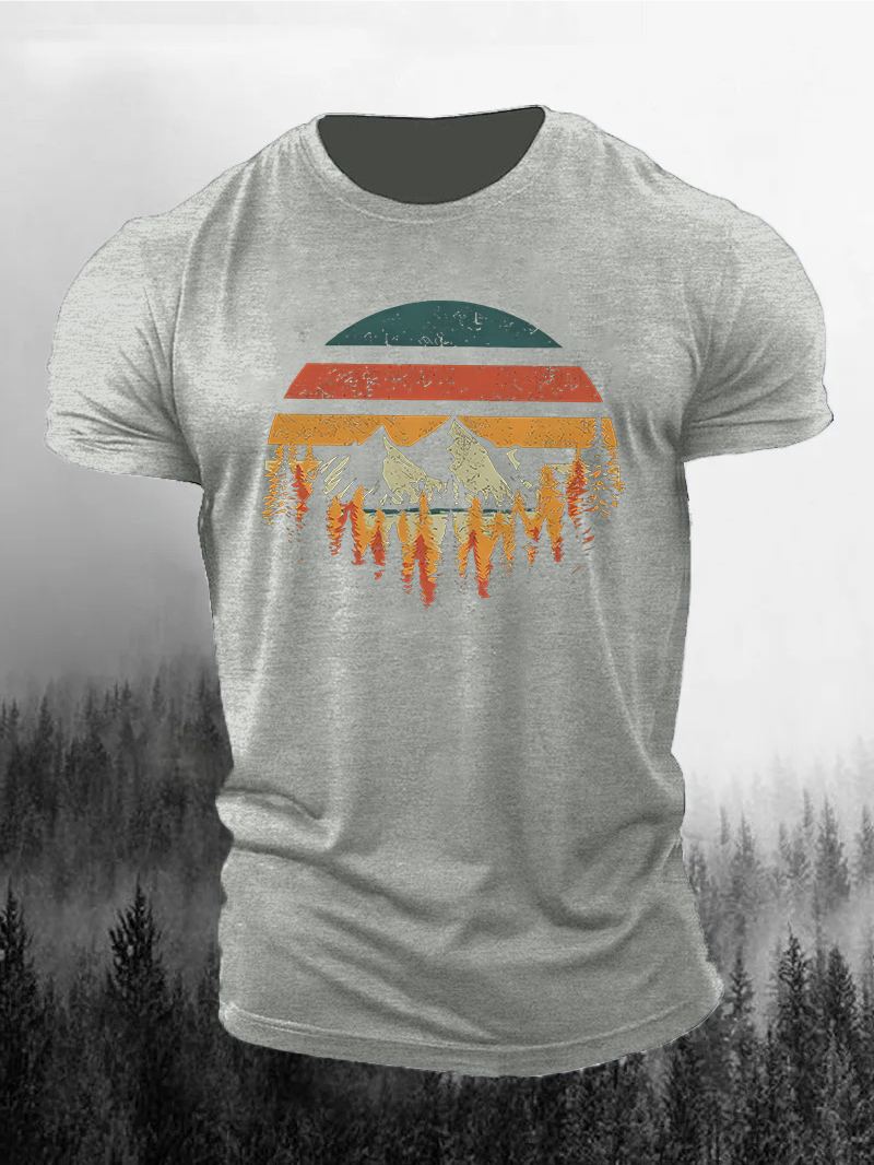 Through The Woods Printed Men's T-shirt