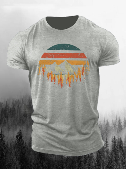 Through The Woods Printed Men's T-shirt