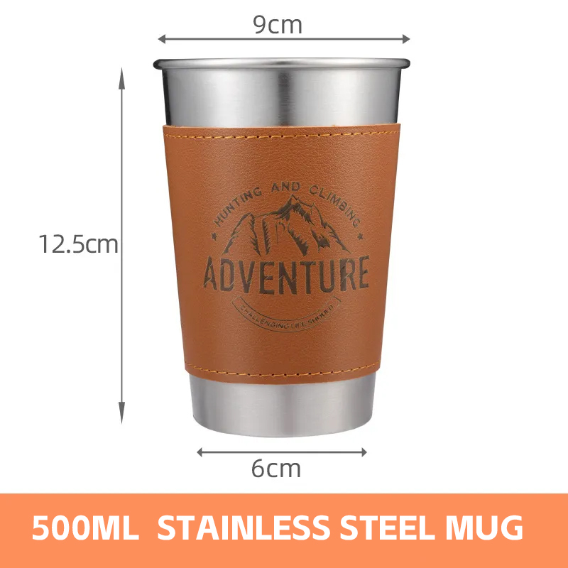 Outdoor 304 Stainless Steel Camping Picnic Travelling Coffee Cup