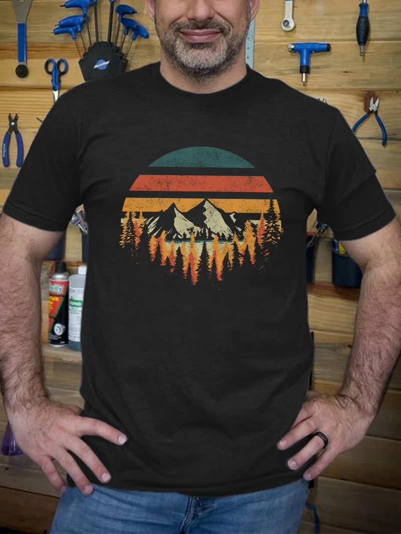Through The Woods Printed Men's T-shirt