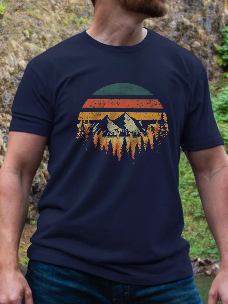 Through The Woods Printed Men's T-shirt