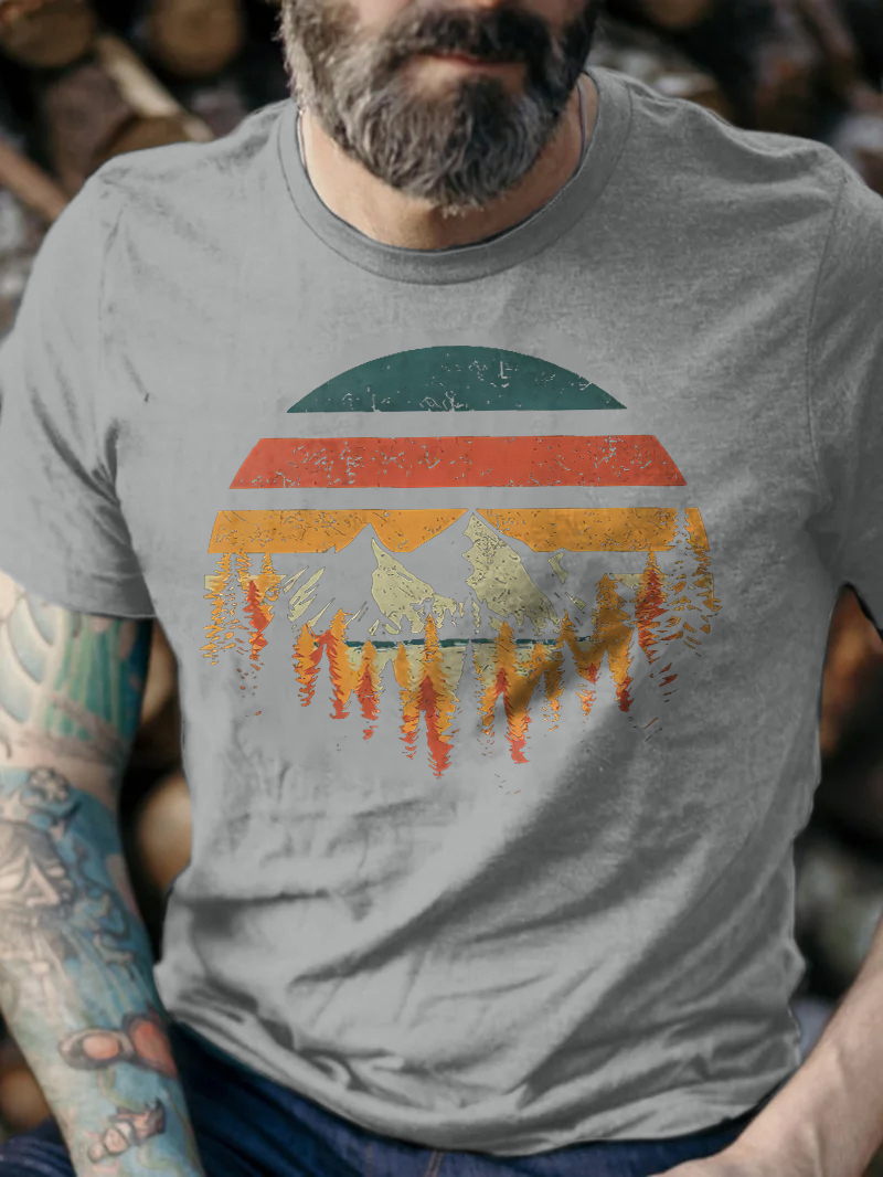Through The Woods Printed Men's T-shirt