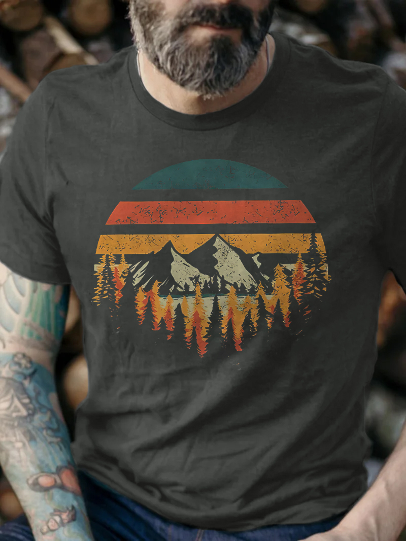 Through The Woods Printed Men's T-shirt