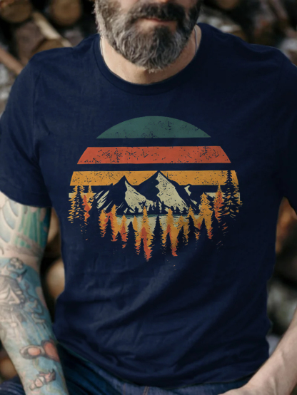 Through The Woods Printed Men's T-shirt
