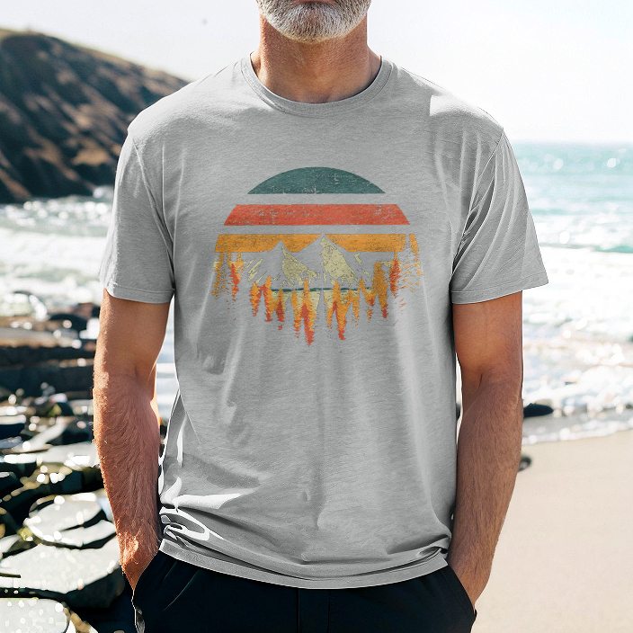 Through The Woods Printed Men's T-shirt