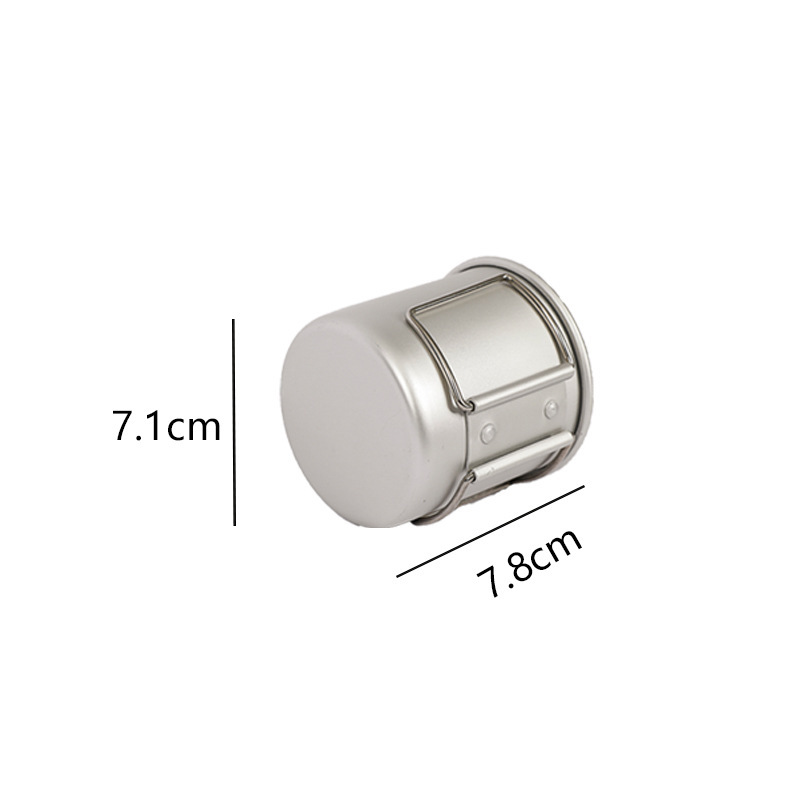 Outdoor Portable Collapsible Handle Picnic Camping Mug Coffee Cups