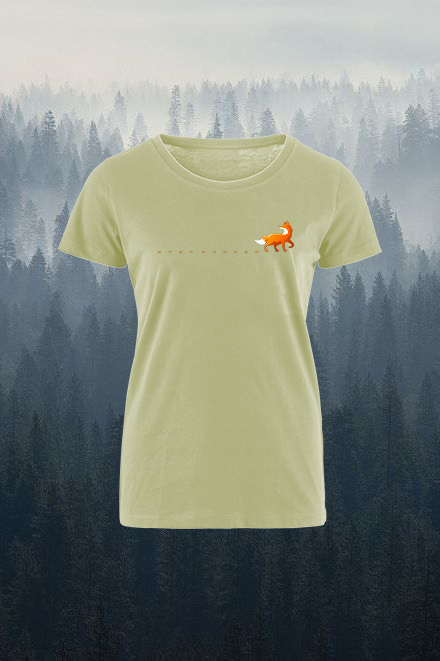 Fox Track Printed Women's T-shirt