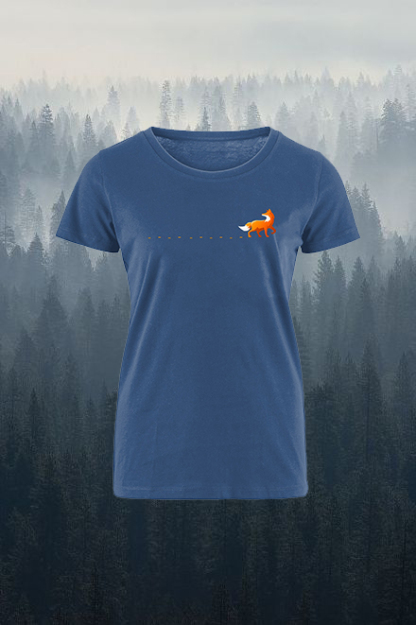 Fox Track Printed Women's T-shirt
