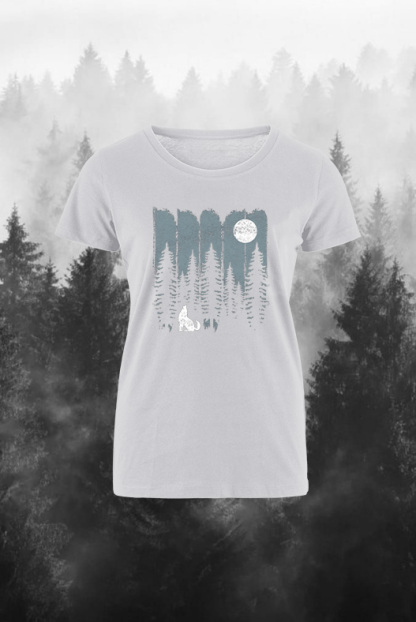 Nature Forest Printed Women's T-shirt