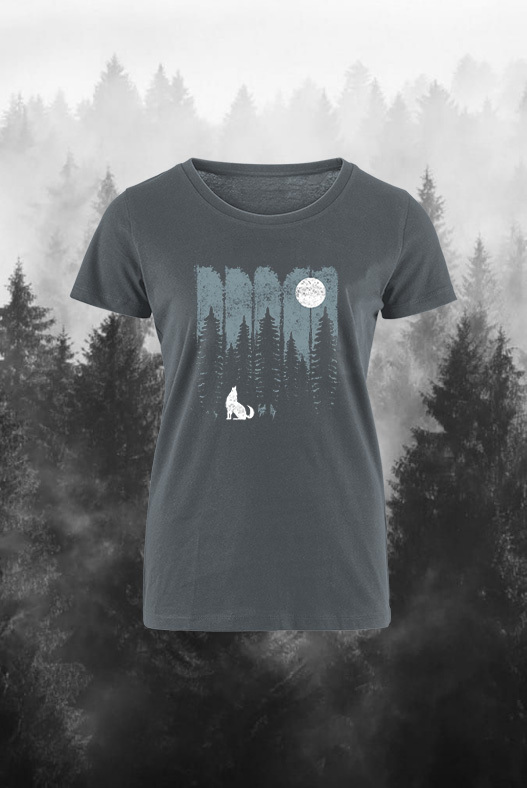 Nature Forest Printed Women's T-shirt