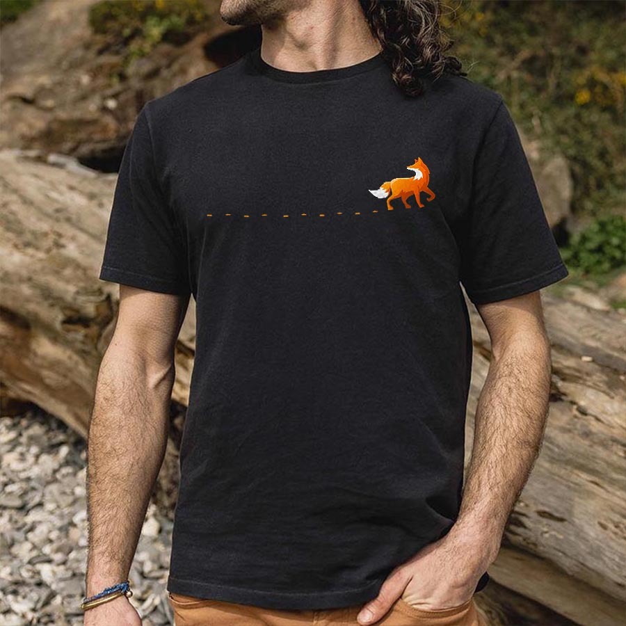 Fox Track Printed Men's T-shirt