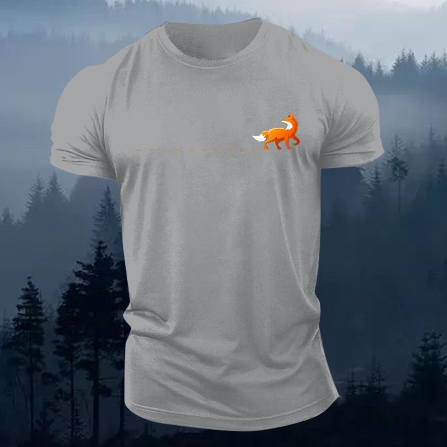Fox Track Printed Men's T-shirt