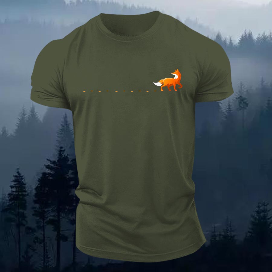 Fox Track Printed Men's T-shirt