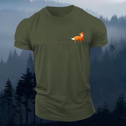 Fox Track Printed Men's T-shirt