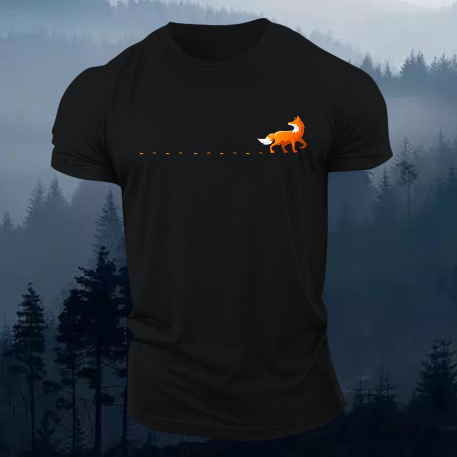 Fox Track Printed Men's T-shirt