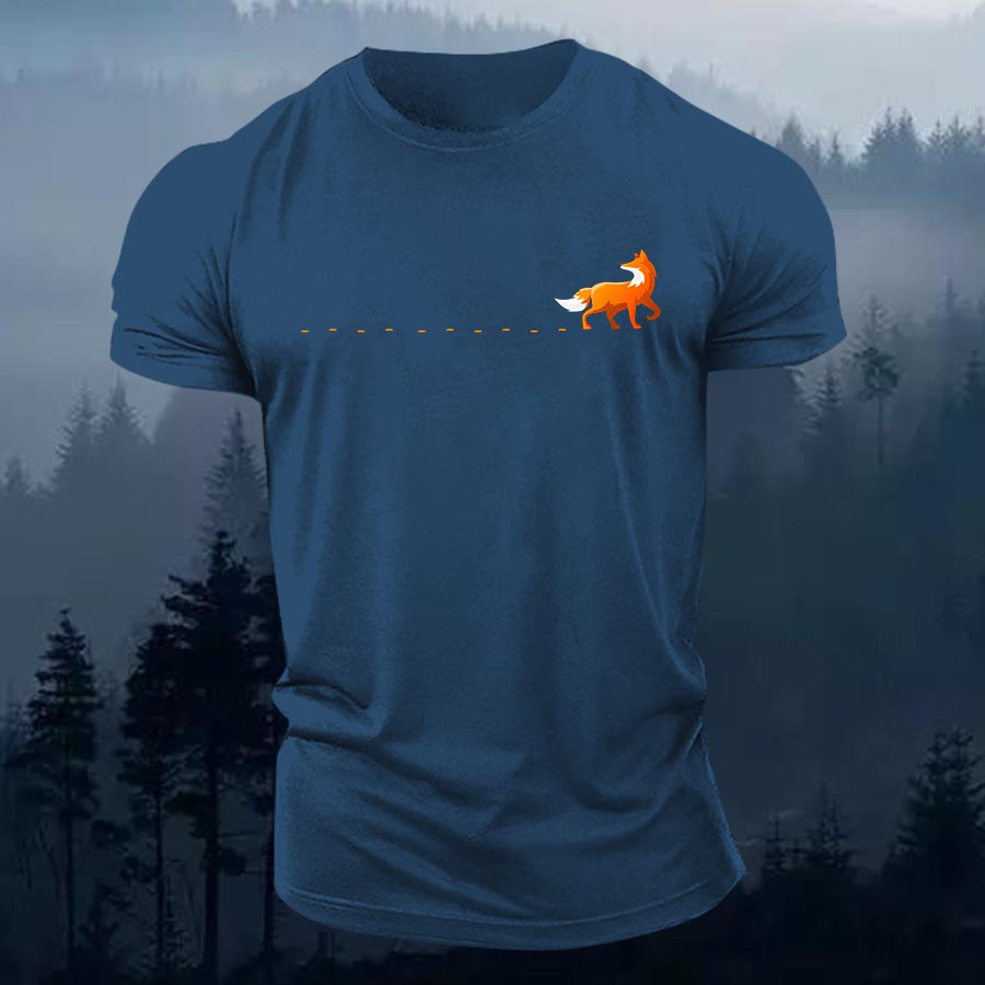 Fox Track Printed Men's T-shirt