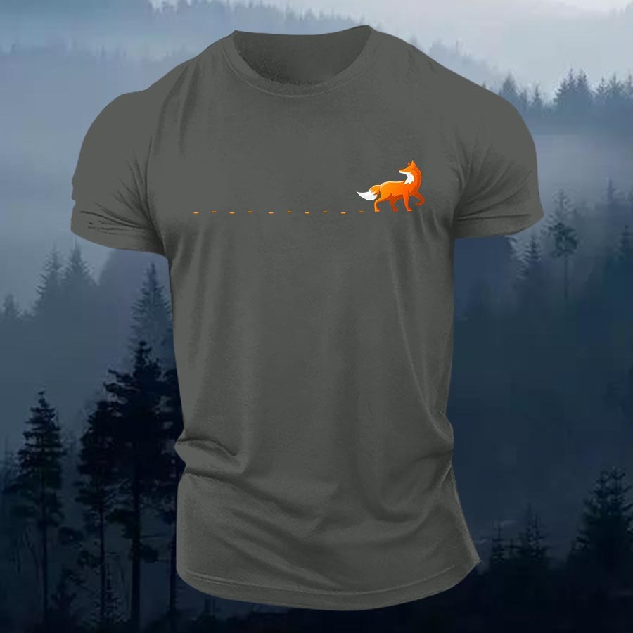 Fox Track Printed Men's T-shirt