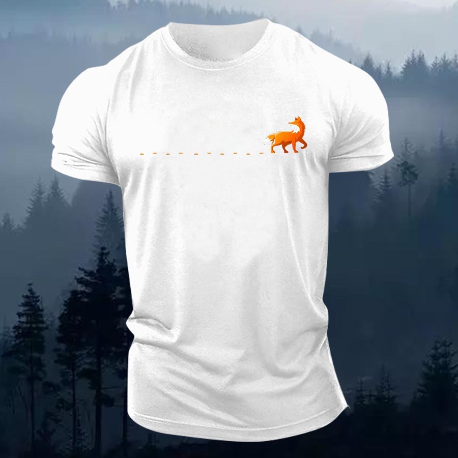Fox Track Printed Men's T-shirt